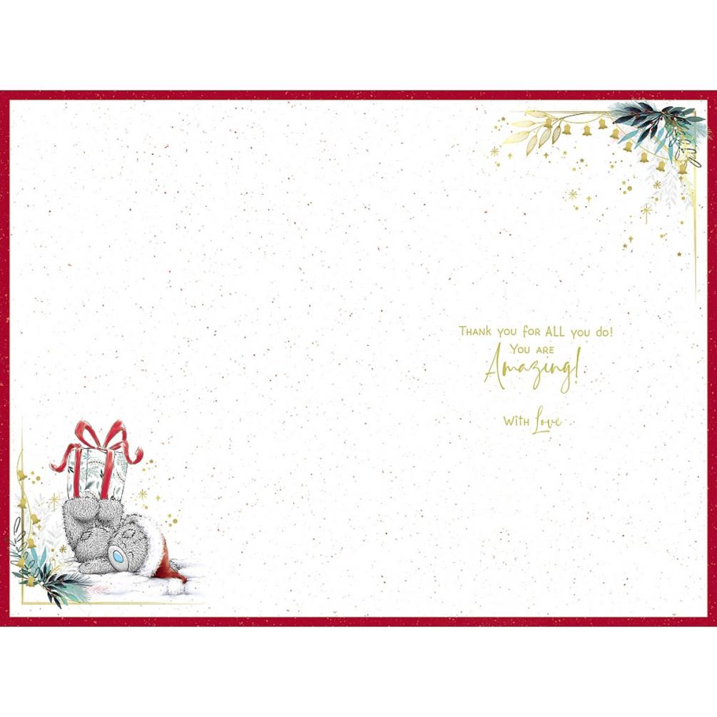 Wonderful Mam Me to You Bear Christmas Card Extra Image 1